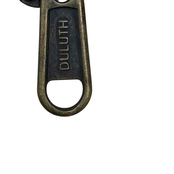 Duluth Trading Gray Brown Canvas Double Handle Bag Tote Shoulder Handbag Travel - Picture 15 of 16